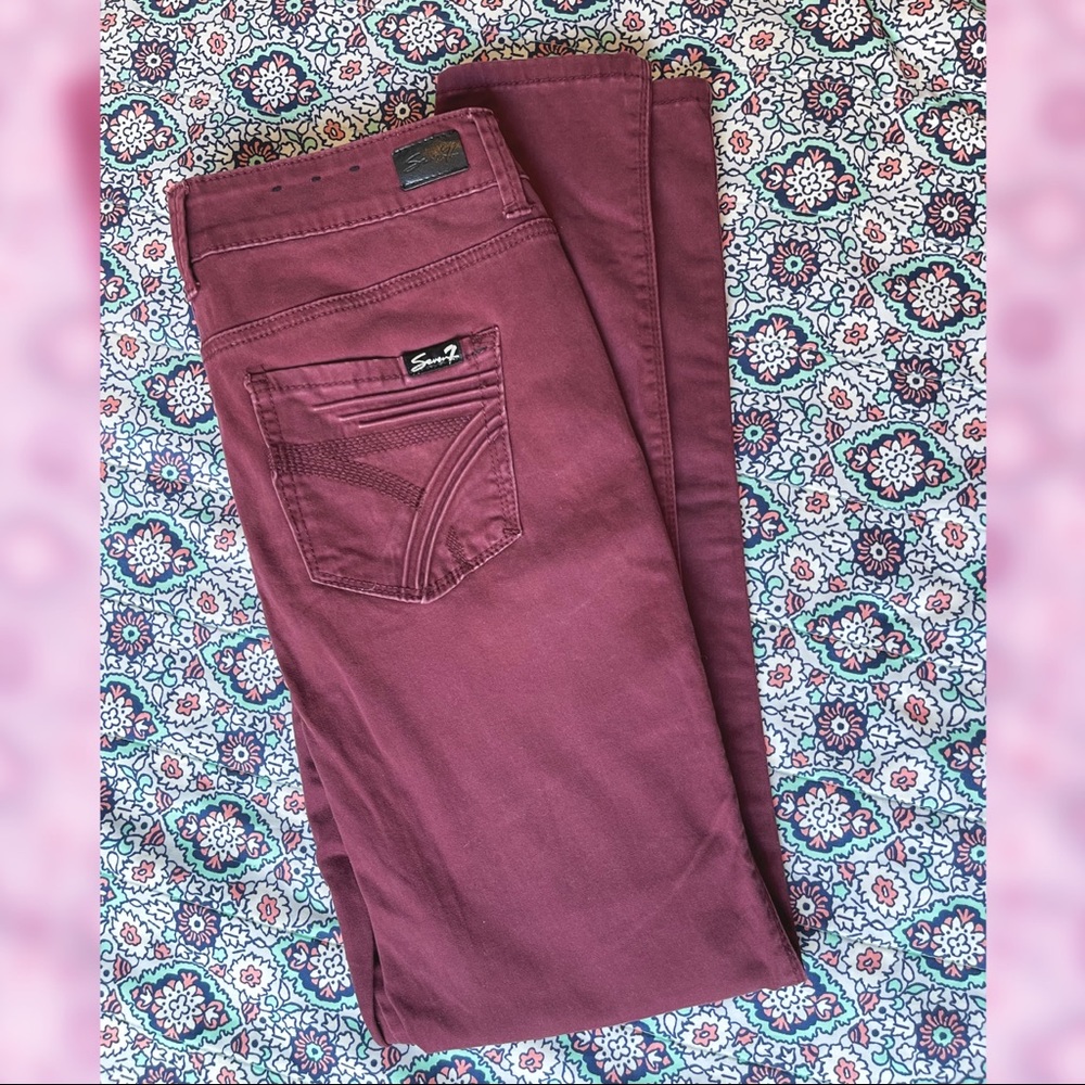 •-7 For All mankind- high-waisted skinny jeans•